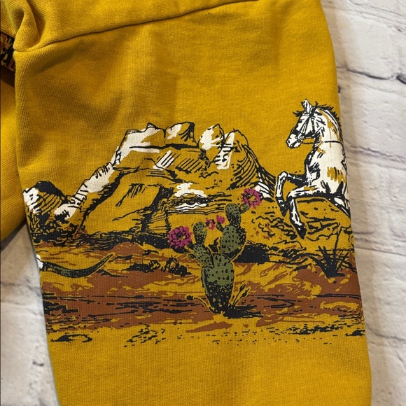 Wrangler Retro Cinched Waist Western Pullover Hoodie Sweatshirt - Picture 12 of 16